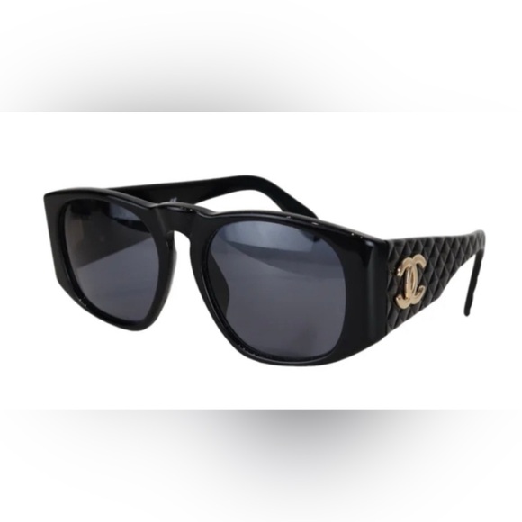 Chanel Vintage Matelasse Sunglasses with COA and case  *For Small face* - Picture 1 of 15
